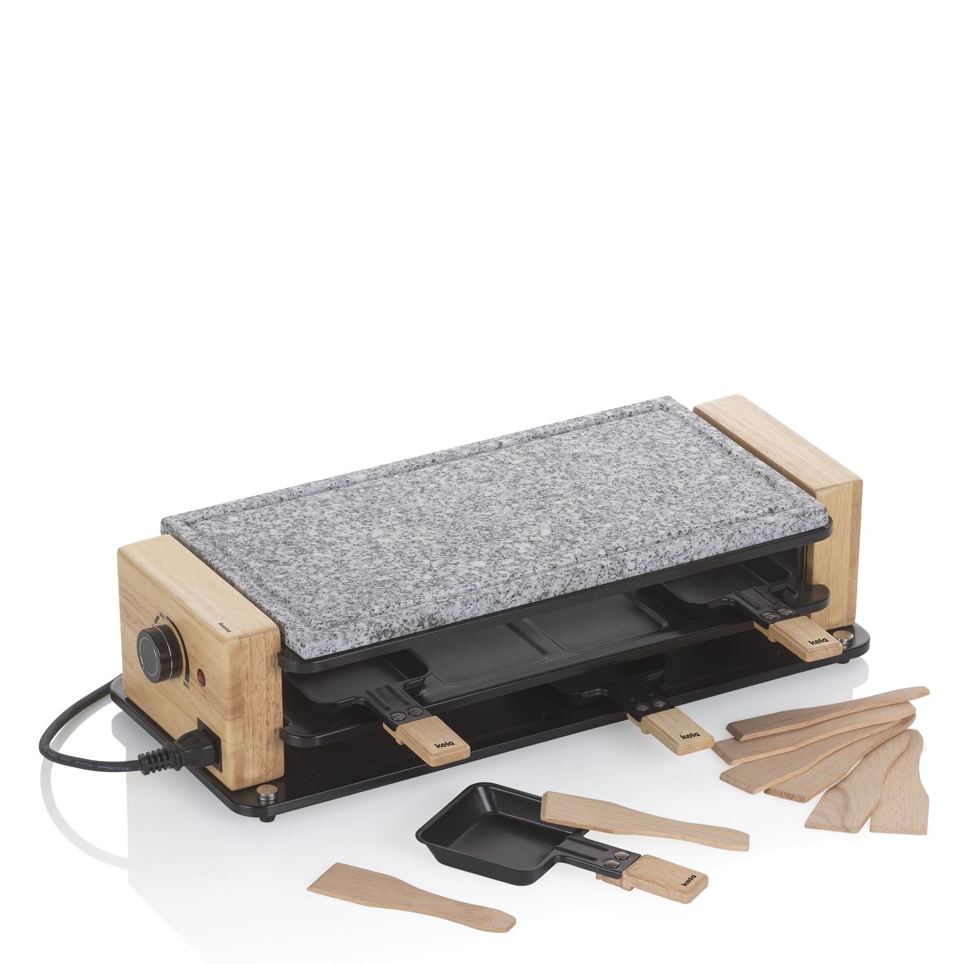 Appareil à raclette Bedretto avec pierre pour 8 personnes